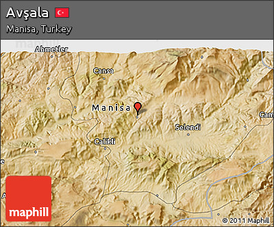 Satellite 3D Map of Avşala