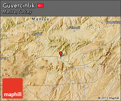 Satellite 3D Map of Güvercinlik
