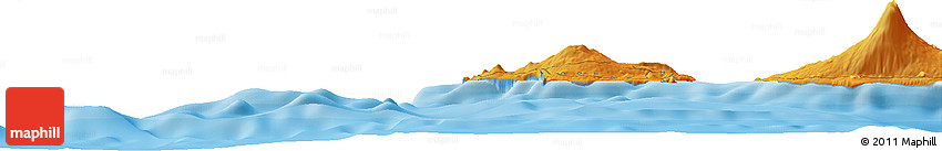 Political Horizon Map of the Area around 38° 36' 25" N, 28° 49' 30" W Political Horizon Map of the Area around 38° 36' 25" N, 28° 49' 30" W
