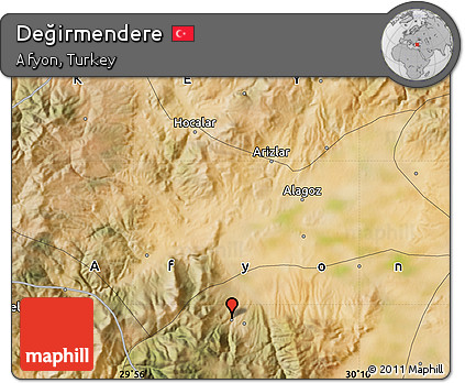 Satellite Map of Değirmendere