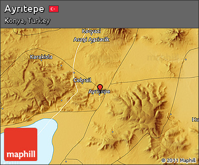 Physical 3D Map of Ayrıtepe