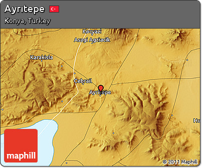 Physical 3D Map of Ayrıtepe