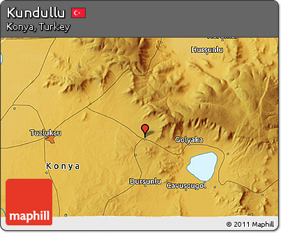 Physical 3D Map of Kundullu