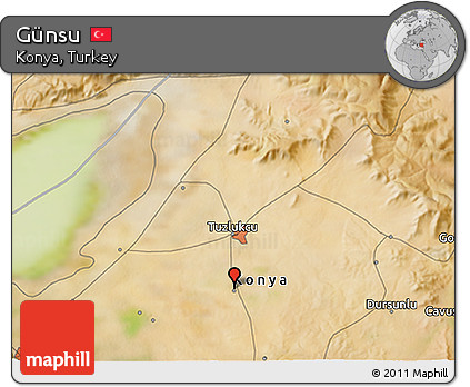 Satellite 3D Map of Günsu