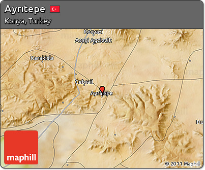 Satellite 3D Map of Ayrıtepe