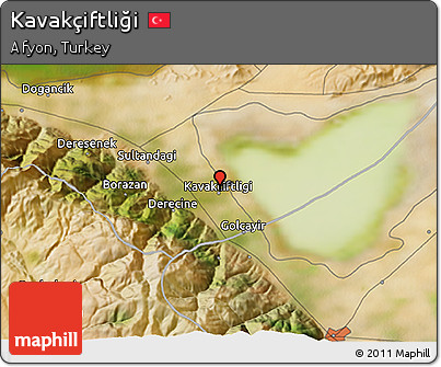 Satellite 3D Map of Kavakçiftliği