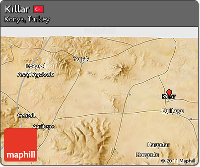 Satellite 3D Map of Kıllar