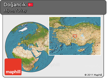 Satellite Location Map of Doğancik