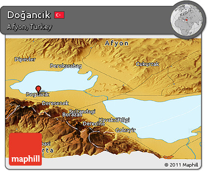 Physical Panoramic Map of Doğancik