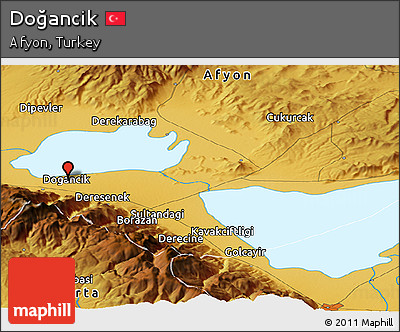 Physical Panoramic Map of Doğancik