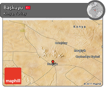 Satellite 3D Map of Başkuyu