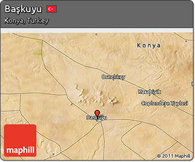 Satellite 3D Map of Başkuyu