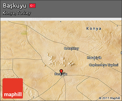 Satellite 3D Map of Başkuyu