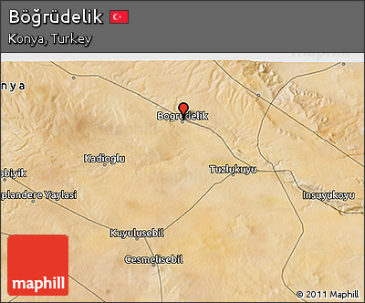 Satellite 3D Map of Böğrüdelik