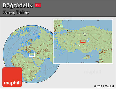 Savanna Style Location Map of Böğrüdelik