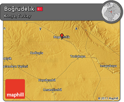 Physical Map of Böğrüdelik