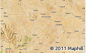 Satellite Map of the area around 38° 36' 25" N, 32° 22' 30" E