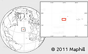 Blank Location Map of the area around 38° 36' 25" N, 32° 13' 30" W