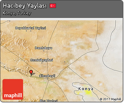 Satellite 3D Map of Hacıbey Yaylası