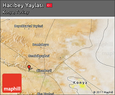 Satellite 3D Map of Hacıbey Yaylası