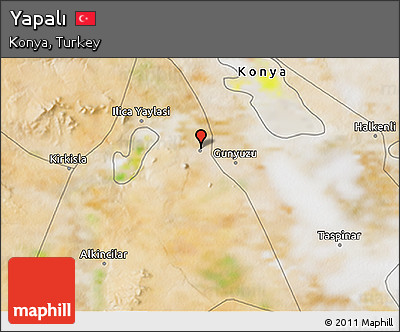 Satellite 3D Map of Yapalı