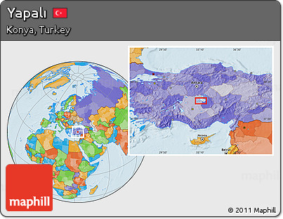 Political Location Map of Yapalı