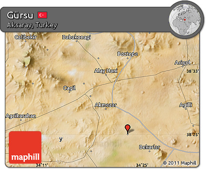 Satellite Map of Gürsu