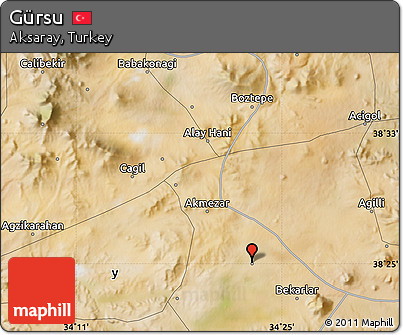 Satellite Map of Gürsu