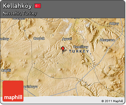Satellite 3D Map of Kellahköy