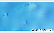 Shaded Relief 3D Map of the area around 38° 36' 25" N, 34° 46' 29" W