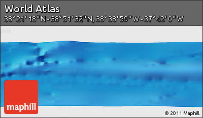 Physical Panoramic Map of the Area around 38° 36' 25" N, 38° 10' 29" W