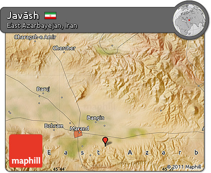 Satellite Map of Javāsh