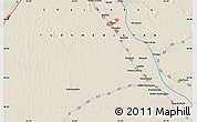 Shaded Relief Map of the area around 38° 36' 25" N, 63° 49' 30" E