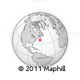 Outline Map of the Area around 38° 36' 25" N, 63° 40' 30" W, rectangular outline