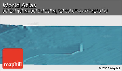 Satellite Panoramic Map of the Area around 38° 36' 25" N, 72° 10' 30" W
