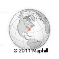 Outline Map of the Area around 38° 36' 25" N, 73° 52' 30" W, rectangular outline