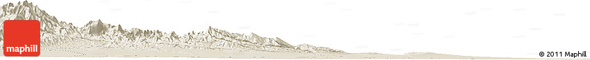 Shaded Relief Horizon Map of the Area around 38° 36' 25" N, 76° 34' 29" E