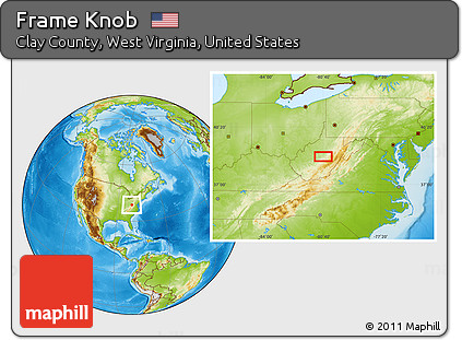 Physical Location Map of Frame Knob