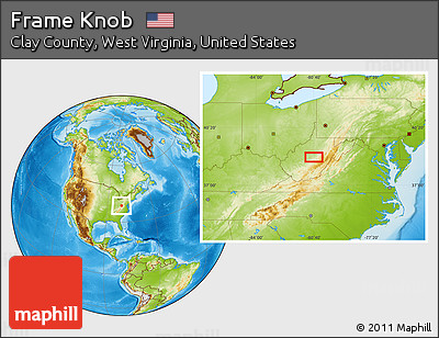 Physical Location Map of Frame Knob