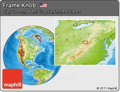 Physical Location Map of Frame Knob