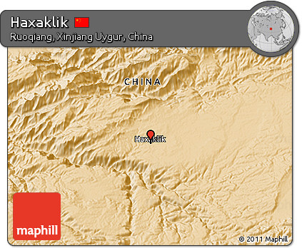Political 3D Map of Haxaklik