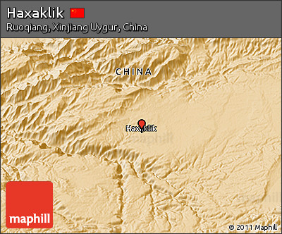 Political 3D Map of Haxaklik