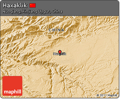 Political 3D Map of Haxaklik