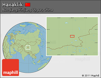 Savanna Style Location Map of Haxaklik