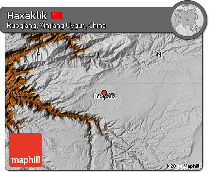 Physical Map of Haxaklik