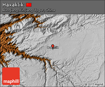 Physical Map of Haxaklik