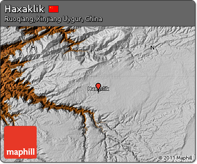 Physical Map of Haxaklik