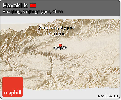 Satellite Panoramic Map of Haxaklik