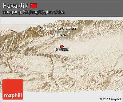 Satellite Panoramic Map of Haxaklik