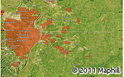 Satellite Map of Columbia